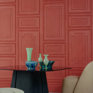 Arte Objet Manoir behang in kleur Terra (44020) - Interieur impressie