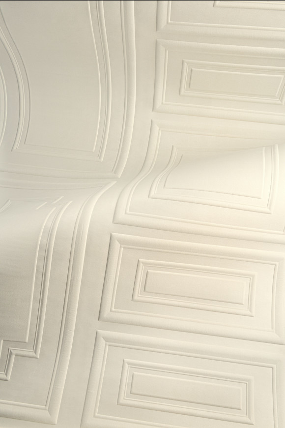 Arte Objet Manoir behang in kleur Cream (44022) - Product close-up
