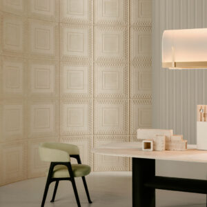 Arte Objet Pantheon behang in kleur Beige (44032) - Interieur impressie