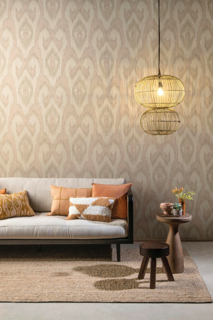 Arte Ode Ikat behang in kleur ODE5303 (ODE5303) - Interieur impressie