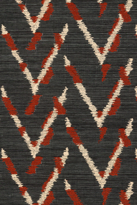 Arte Osmanthus Chasu behang in kleur Rich Red (54511) - Product close-up