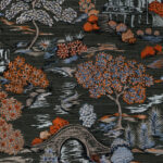 Arte Osmanthus Gardens of okayama behang in kleur Midnight Garden (54501) - Product close-up