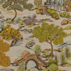 Arte Osmanthus Gardens of okayama behang in kleur Blossom Garden (54502) - Product close-up