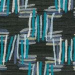 Arte Osmanthus Tatami behang in kleur Deep Blue (54523) - Product close-up