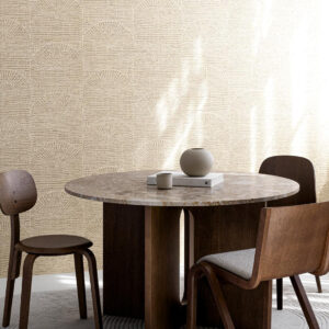 Arte Pampas Cupula behang in kleur Tan (73560) - Interieur impressie