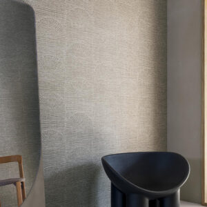 Arte Pampas Cupula behang in kleur Cocoa (73562) - Interieur impressie