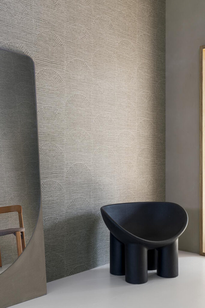 Arte Pampas Cupula behang in kleur Cocoa (73562) - Interieur impressie