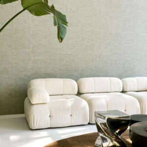 Arte Pampas Cupula behang in kleur Lagoon (73563) - Interieur impressie