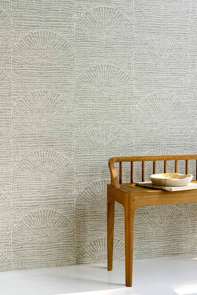 Arte Pampas Cupula behang in kleur Lagoon (73563) - Interieur impressie