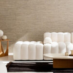 Arte Pampas Matiz behang in kleur Hazel (73523) - Interieur impressie