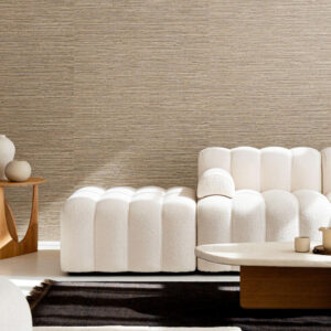 Arte Pampas Matiz behang in kleur Hazel (73523) - Interieur impressie