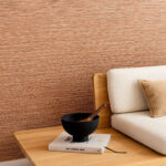 Arte Pampas Matiz behang in kleur Camel (73526) - Interieur impressie