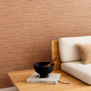 Arte Pampas Matiz behang in kleur Camel (73526) - Interieur impressie
