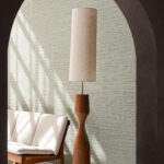 Arte Pampas Matiz behang in kleur Teal (73532) - Interieur impressie