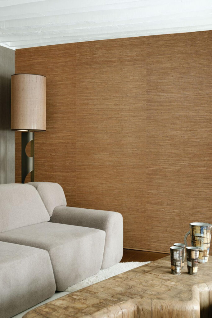 Arte Prismatic Gradient behang in kleur Caramel (52400) - Interieur impressie