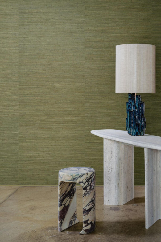 Arte Prismatic Gradient behang in kleur Oregano (52405) - Interieur impressie