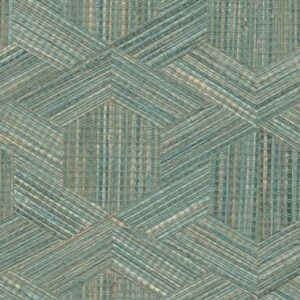 Arte Prismatic Reflect behang in kleur Turquoise (52480) - Product close-up