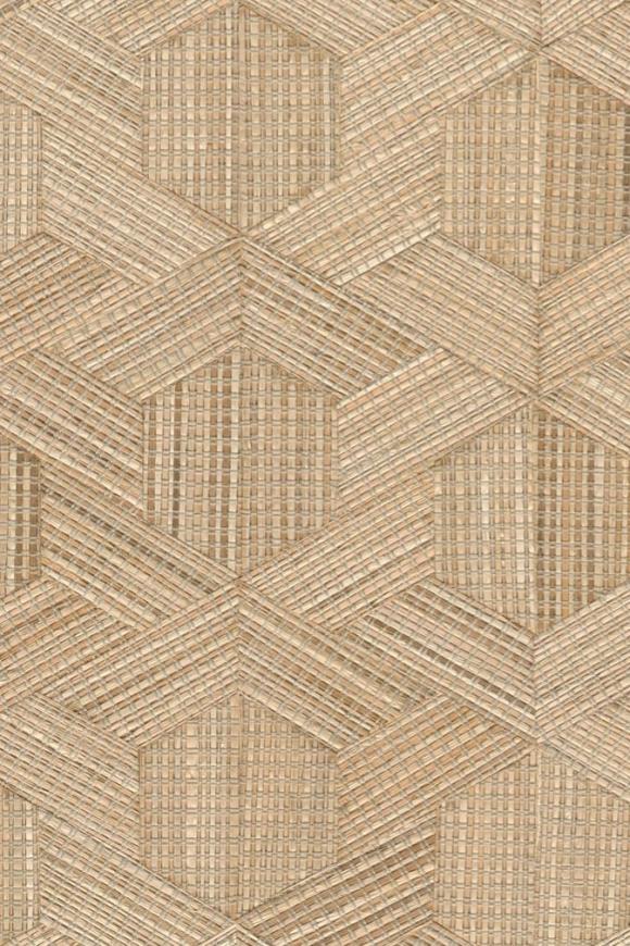 Arte Prismatic Reflect behang in kleur Golden Straw (52481) - Product close-up