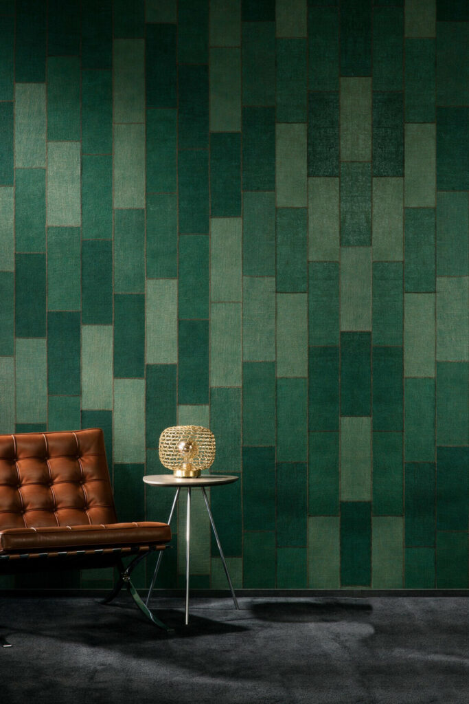 Arte Revera Align behang in kleur Camouflage (47503) - Interieur impressie