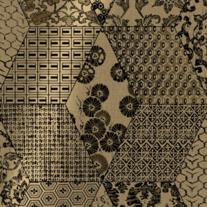 Arte Revera Patch behang in kleur Goldstorm (47560) - Product close-up