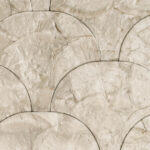 Arte Samal Camber behang in kleur Shell White (33731) - Product close-up