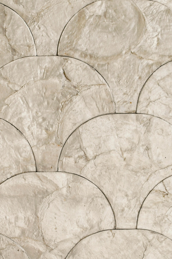 Arte Samal Camber behang in kleur Shell White (33731) - Product close-up