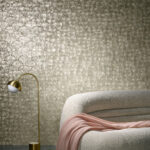 Arte Samal Camber behang in kleur Shell White (33731) - Interieur impressie