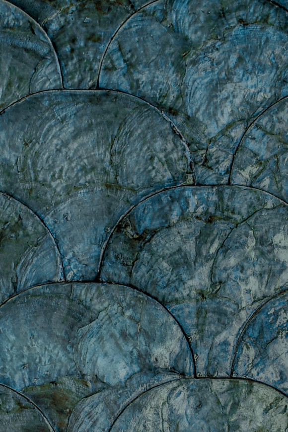 Arte Samal Camber behang in kleur Deep Ocean (33732) - Product close-up