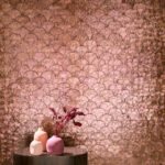 Arte Samal Camber behang in kleur Vintage Blush (33733) - Interieur impressie