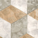 Arte Samal Cubic behang in kleur Champagne Cocktail (33700) - Product close-up