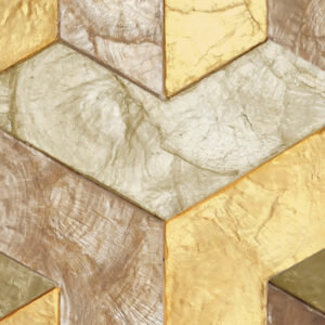 Arte Samal Helix behang in kleur Ginger Roots (33720) - Product close-up