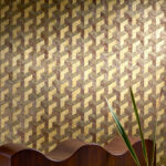 Arte Samal Helix behang in kleur Ginger Roots (33720) - Interieur impressie