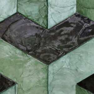Arte Samal Helix behang in kleur Glazed Sage (33722) - Product close-up