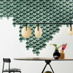 Arte Samal Helix behang in kleur Glazed Sage (33722) - Interieur impressie