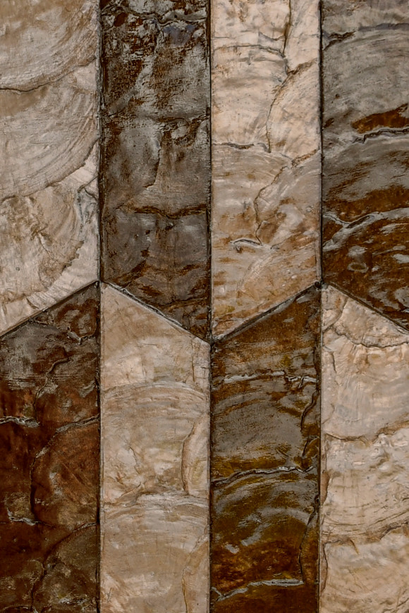 Arte Samal Prisma behang in kleur Hot Chocolate (33711) - Product close-up