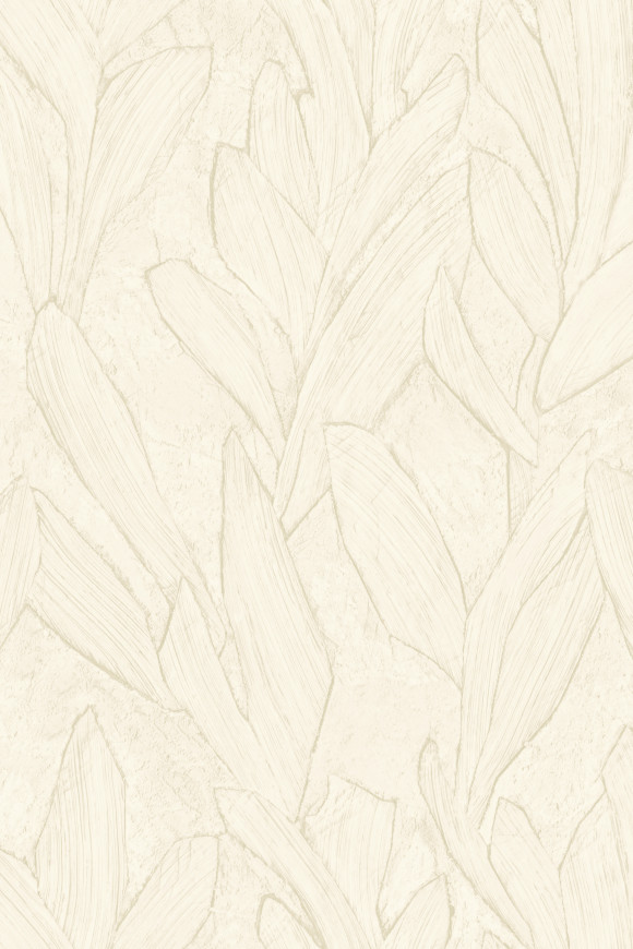 Arte Sculptura Piante behang in kleur Cream (42522) - Product close-up