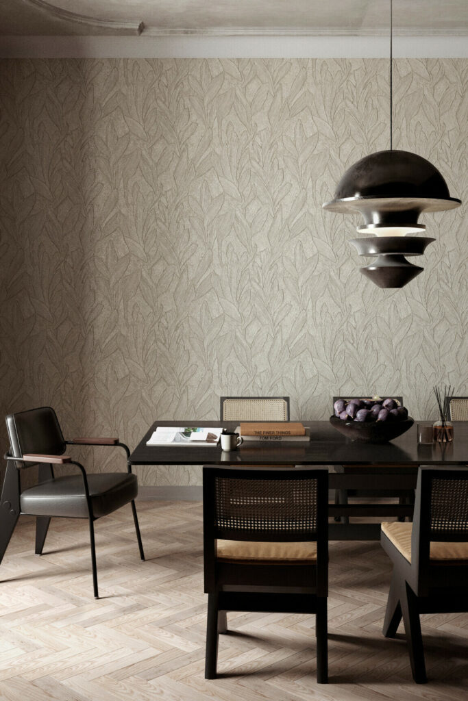 Arte Sculptura Piante behang in kleur Dauphin (42525) - Interieur impressie