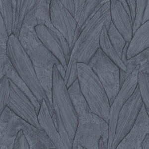 Arte Sculptura Piante behang in kleur Ink Blue (42527) - Product close-up