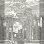 Arte Sculptura Rovine behang in kleur Onyx (42560) - Interieur impressie