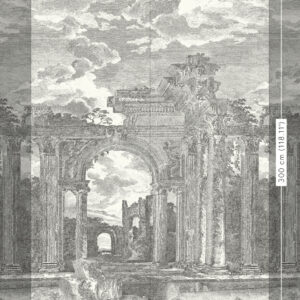 Arte Sculptura Rovine behang in kleur Onyx (42560) - Interieur impressie