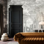 Arte Sculptura Rovine behang in kleur Onyx (42560) - Interieur impressie