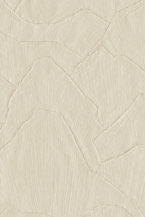 Arte Sculptura Shards behang in kleur Clay (42502) - Product close-up