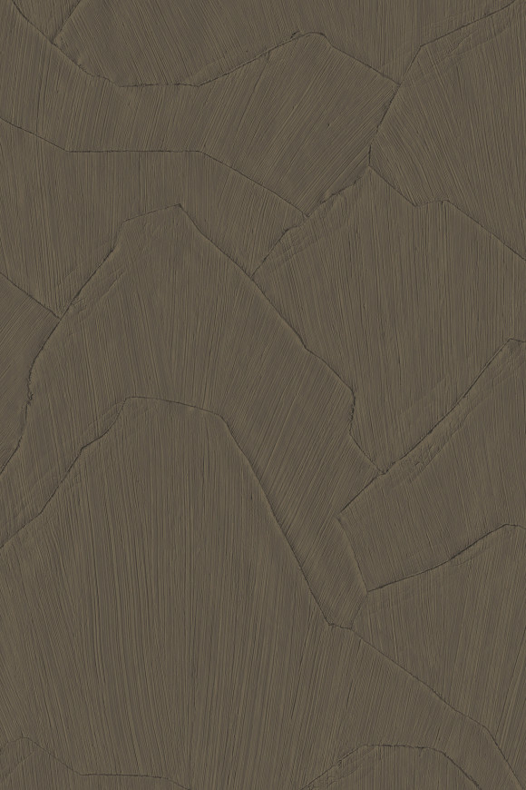 Arte Sculptura Shards behang in kleur Hot Chocolate (42503) - Product close-up