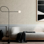 Arte Sculptura Shards behang in kleur Sand Drift (42505) - Interieur impressie