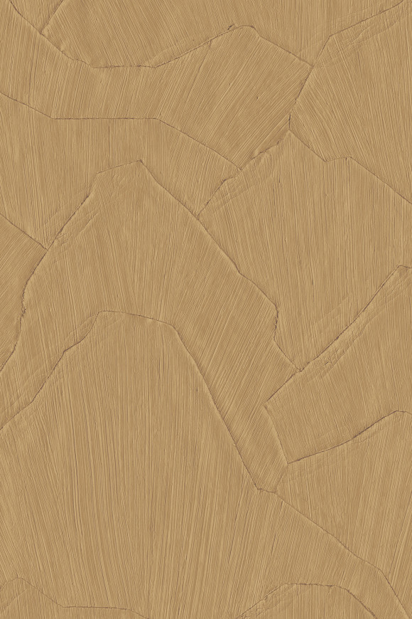 Arte Sculptura Shards behang in kleur Orange Gold (42509) - Product close-up