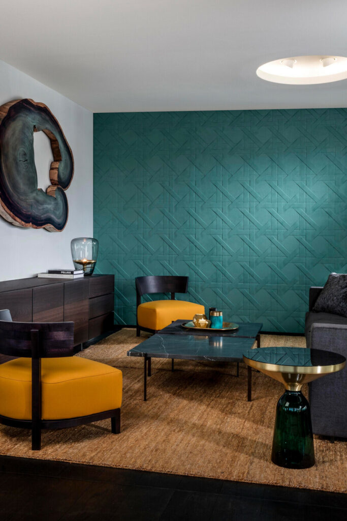 Arte Spectra Cannage behang in kleur 61522 (61522) - Interieur impressie