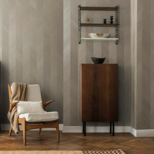 Arte Sycamore Chevron behang in kleur SYC3140 (SYC3140) - Interieur impressie