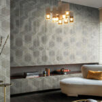 Arte Sycamore Cubist behang in kleur SYC1120 (SYC1120) - Interieur impressie