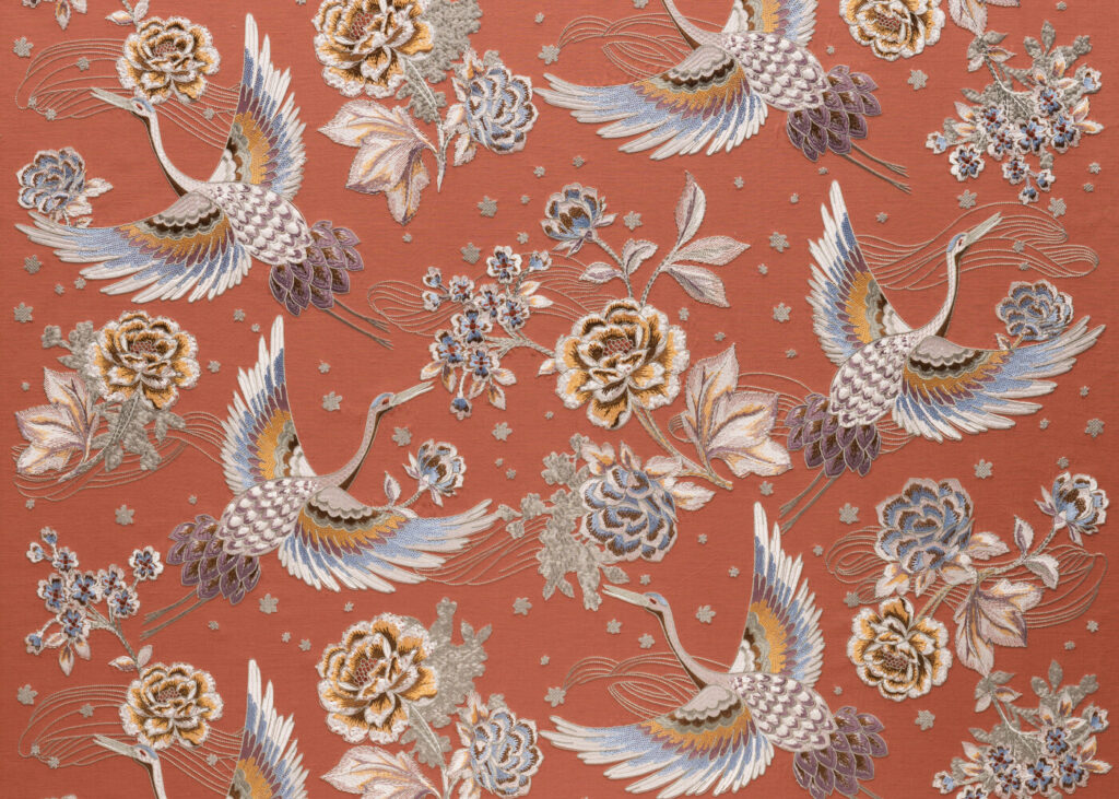 Arte Takara Crane behang (28500) - Sfeerbeeld