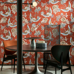 Arte Takara Crane behang in kleur 28500 (28500) - Interieur impressie